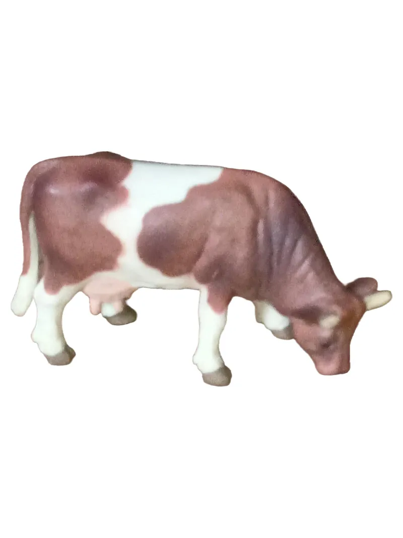 BULLYLAND Kuh Braun-Weiss Schleich Spielfigur Tierfigur Kinder 12cm 1