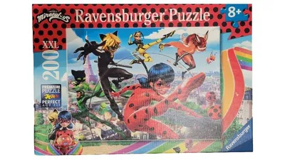 Ravensburger Puzzle Miraculous Ladybug Cat Noir 200 Teile XXL ab 8 Jahre