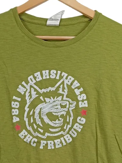 EHC Freiburg Fanshirt T-Shirt Herren Gr. L/50 Grün Eishockey