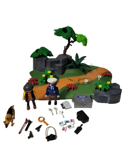 Playmobil Polizei Einsatz Kriminalfall Spielfiguren-Set Kinder Mehrfarbig