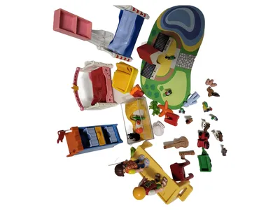 Playmobil Haus Zubehör Set Puppenhaus Figuren Möbel Spielzeug Mehrfarbig