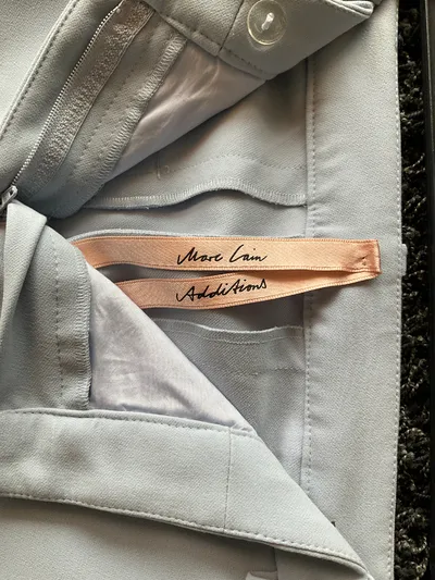 Marc Cain Additions Stoffhose Damen Gr. 38 Hellblau Business Elegant