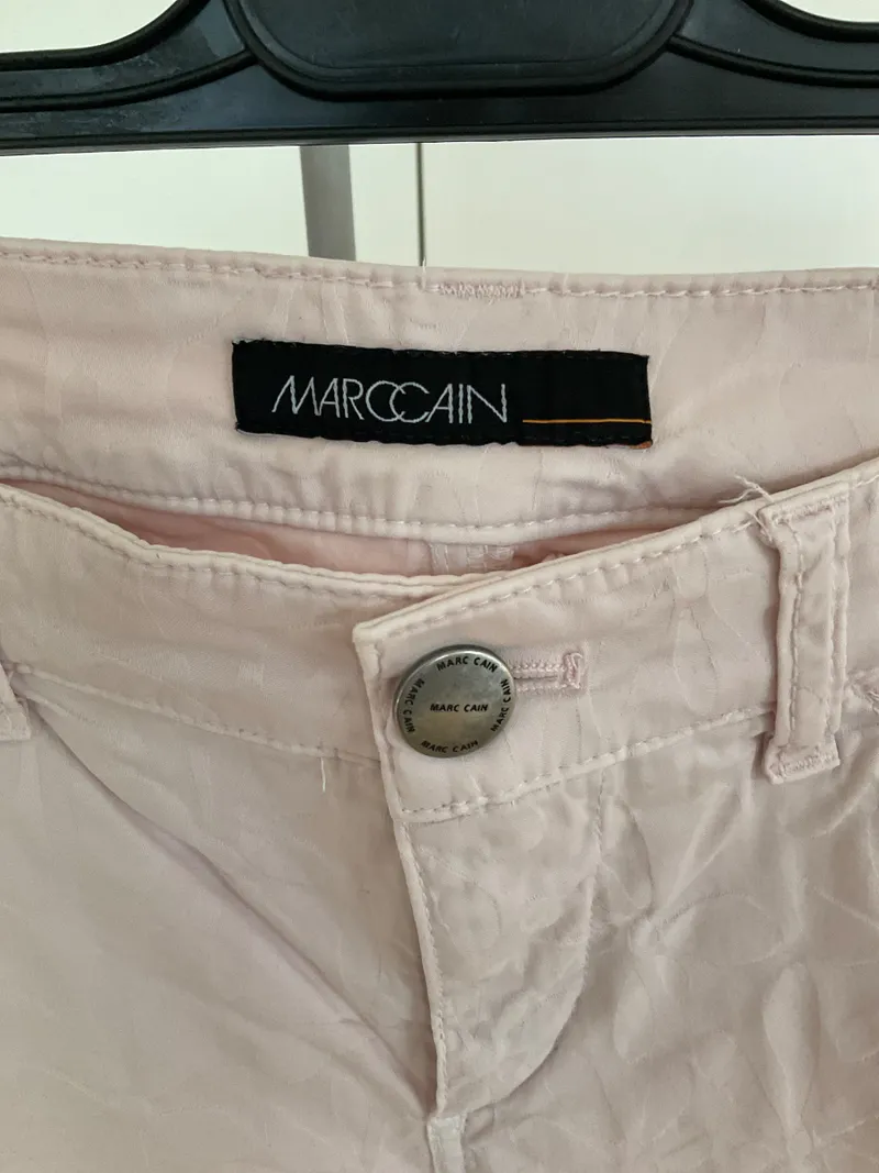 Marc Cain Damen Stoffhose Rosa Gr. 36 Baumwolle Stretch Casual 3