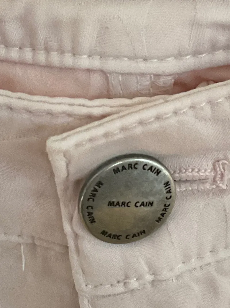 Marc Cain Damen Stoffhose Rosa Gr. 36 Baumwolle Stretch Casual 4