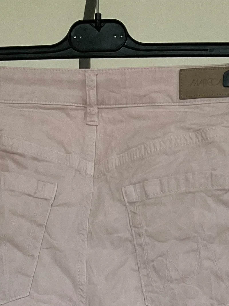 Marc Cain Damen Stoffhose Rosa Gr. 36 Baumwolle Stretch Casual 5
