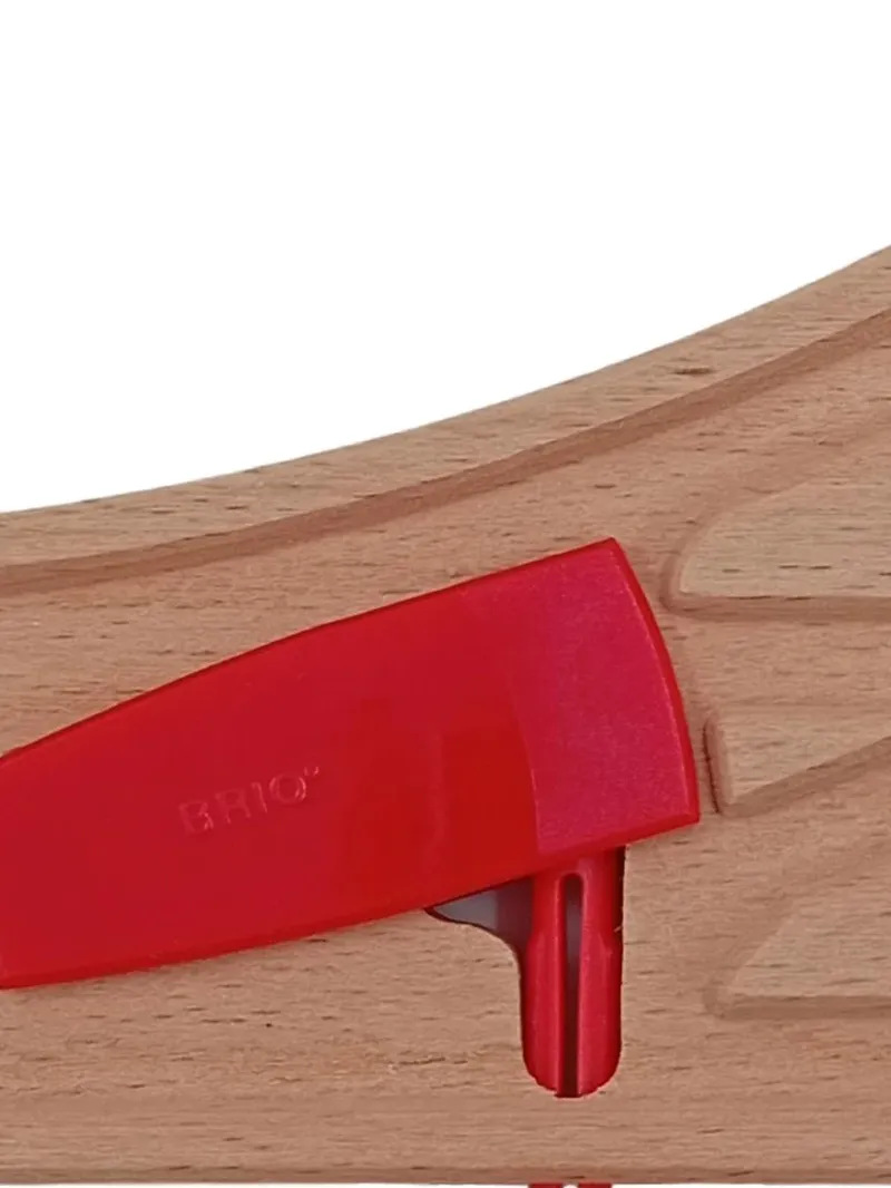 BRIO Holz Eisenbahn Weiche Gleis Schiene Spielzeug Zubehör Beige 2