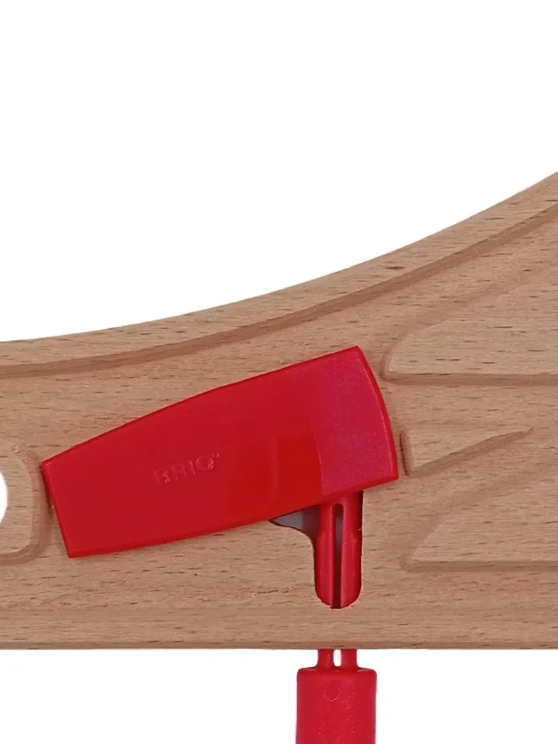 BRIO Holz Eisenbahn Weiche Gleis Schiene Spielzeug Zubehör Beige 3