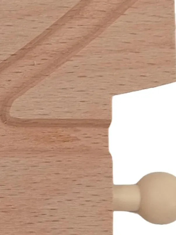 BRIO Holz Eisenbahn Weiche Gleis Schiene Spielzeug Zubehör Beige 4