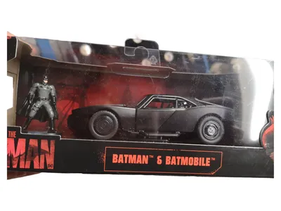 Dickie Toys Batman Batmobile Auto Figur Set The Batman Modell 6cm