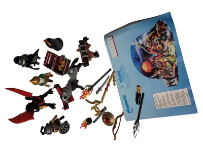 Playmobil 5493 Ritter mit Drachen und Schatz Spielfiguren-Set Mehrfarbig