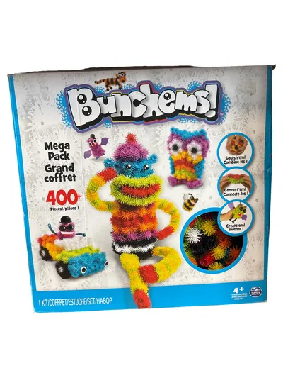 BUNCHEMS Mega Pack Bauspielzeug 400 Teile Set Mehrfarbig Kinder ab 4 J.