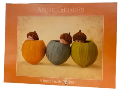 Schmidt Puzzle 1000 Teile Anne Geddes Acorns Babys in Eicheln