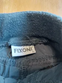Fixoni Baby Cargohose Gr. 62 Blau Elefant Stickerei Baumwolle 6