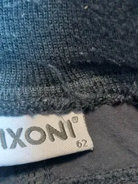 Fixoni Baby Cargohose Gr. 62 Blau Elefant Stickerei Baumwolle 7