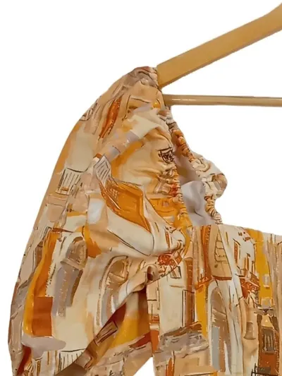 & Other Stories Freizeitkleid Damen Gr. 40/L Mehrfarbig Puffärmel Print