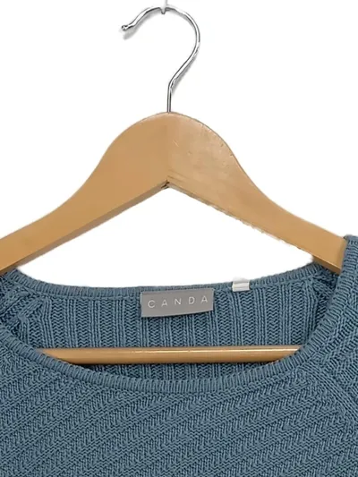 CANDA Damen Pullover Strickpullover Gr. 36 Blau Casual