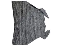 Ulla Popken Damen Langarmshirt Gr. 2XL Schwarz Grau Pailletten Print 3