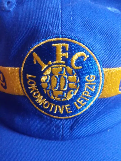 1. FC Lokomotive Leipzig Basecap Kappe Blau Gelb 1966 Fan Cap