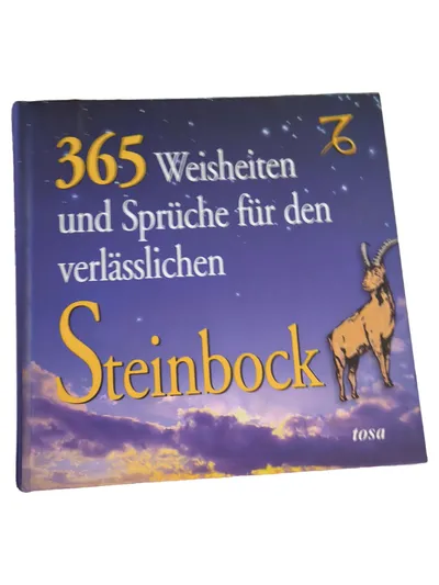 Steinbock 365 Tage Weisheiten Astrologie Tosa Hardcover Esoterik Buch