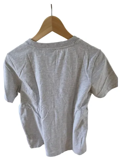 Superdry Herren T-Shirt Gr. S grau meliert Logo The Real 79 Stickerei