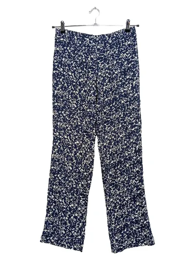 Calvin Klein Damen Stoffhose Viskose Blau Gr. S W28 L31 Casual