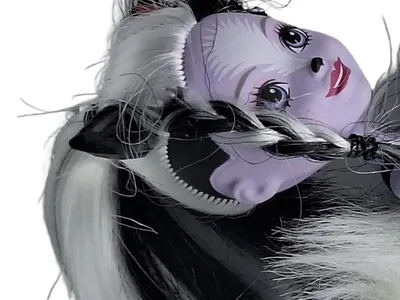 Enchantimals Sage Skunk Puppe mit Stinktier Caper Mattel