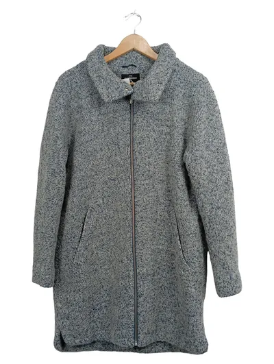 OUTERWEAR Damen Übergangsmantel Gr. 38 Blau Casual Meliert Langarm
