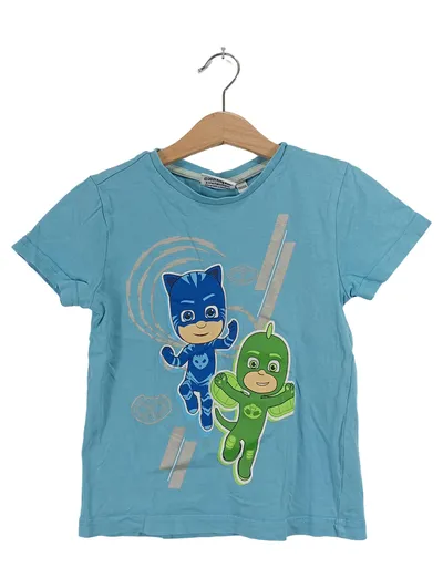 PJ Masks Kinder T-Shirt Catboy Gekko Gr. 98/104 Blau Baumwolle