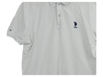 U.S. Polo Assn. Herren Poloshirt Gr. 52;XL Weiß Casual