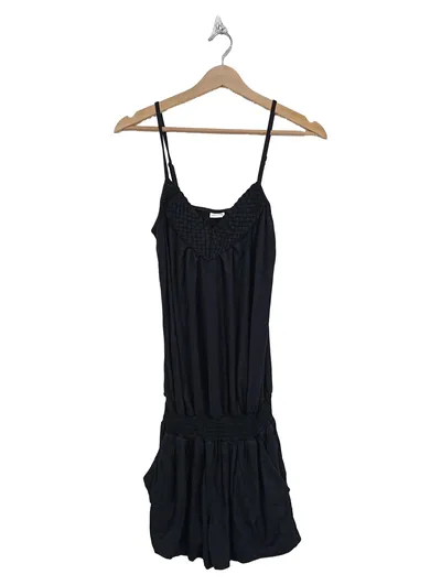 LASCANA Damen Jumpsuit Schwarz Gr. 38 Spaghetti Träger Sommer