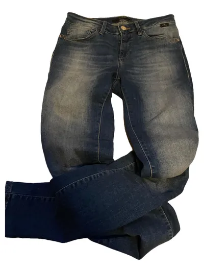 Mavi Adriana Damen Jeans Slim Fit Blau W26 L32 Baumwolle Alltag Casual