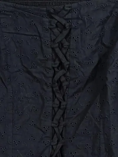 Scarlet Darkness Damen Bluse L Schwarz Vintage Schnürung Rüschen