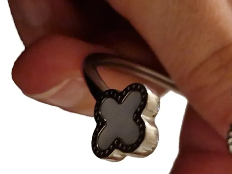 Festina Damen Armreif Schmetterling Kleeblatt Silber Perlen Elegant 6.5cm 4