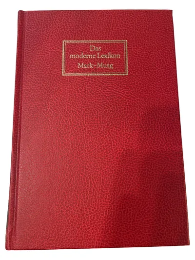 Mark-Musg Wörterbuch Deutsch Hardcover Fachlexikon Nachschlagewerk