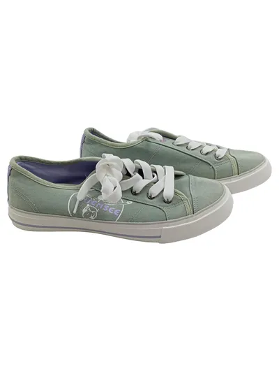 Chiemsee Sneaker Damen Low Grün Größe 38 Freizeitschuh