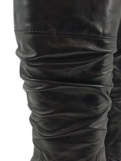 Gabor Damen Stiefel Leder Schwarz Gr. 37 Absatz 8cm Elegant