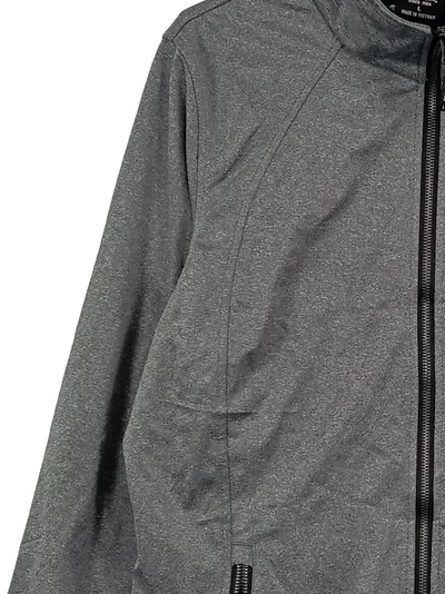 New Balance Damen Trainingsjacke Sportjacke Laufjacke Gr. 40/L Grau Meliert
