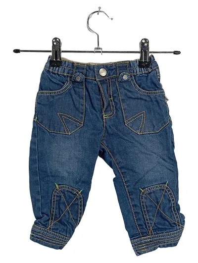 Kanz Baby Jeans Hose Gr. 68 Blau Regular Fit 100% Baumwolle