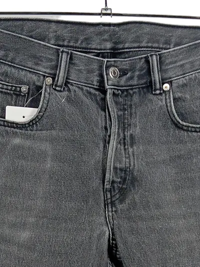 Arket Park Cropped Jeans Herren W32/L28 Grau Regular Fit Denim