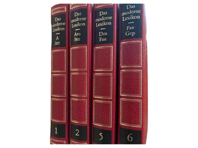 Das moderne Lexikon Band 1 2 5 6 Hardcover Wörterbuch Fachlexikon Deutsch