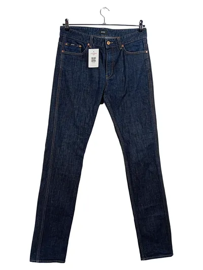 HUGO BOSS Herren Jeans Regular Fit Denim Hose Blau W33/L36
