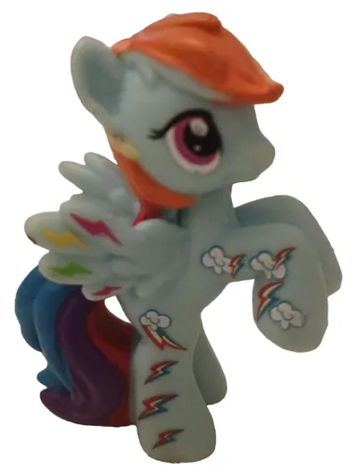 Hasbro My Little Pony Rainbow Dash Actionfigur 5cm Blau Pegasus