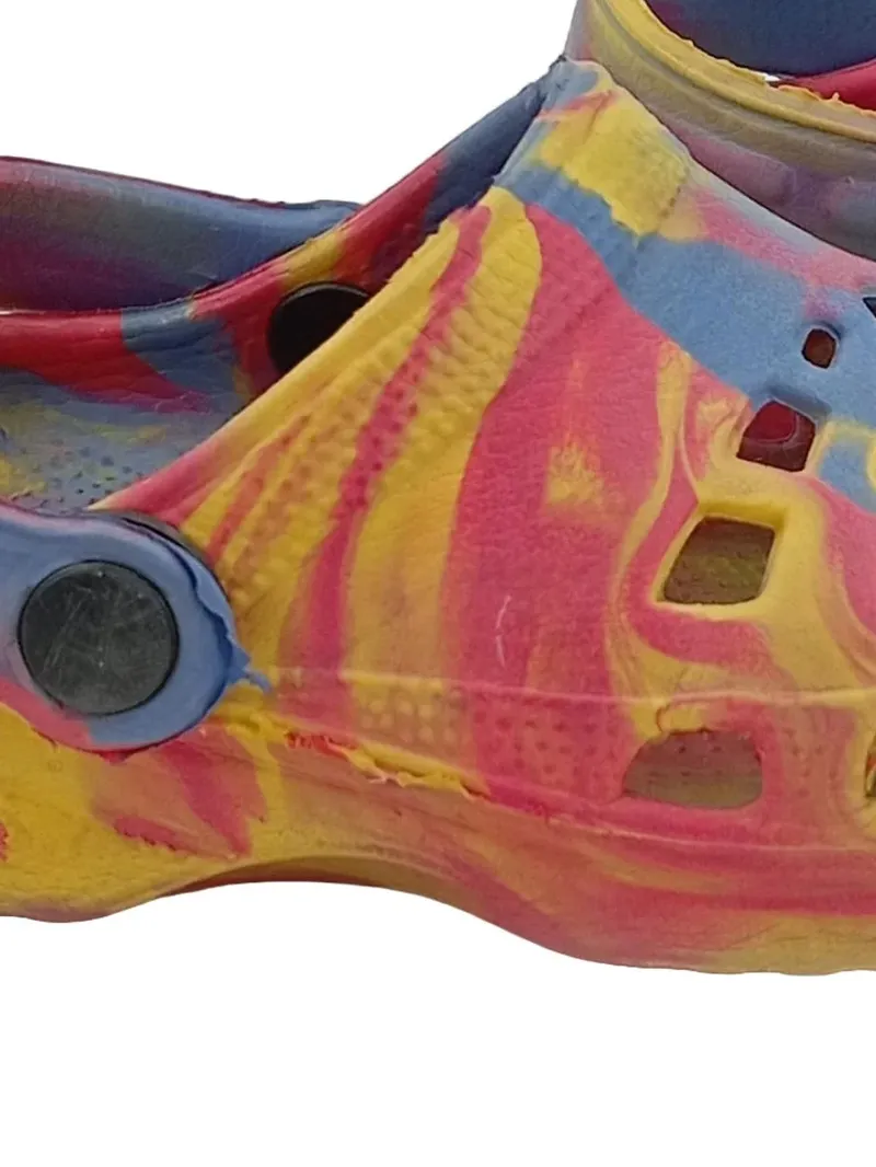 Clocks Kinder Clogs Pantoletten Gr. 28 Mehrfarbig Tie-Dye Bunt 2