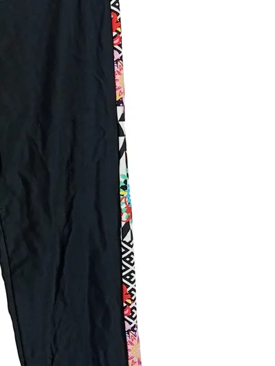 BPC Bonprix Damen Leggings Gr. 42 Schwarz Ethno Print Stretch