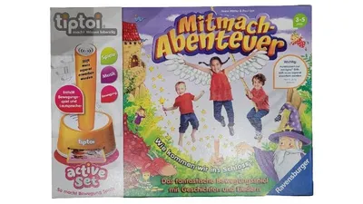 Ravensburger tiptoi Mitmach-Abenteuer Active Set Lernspiel 3-5 Jahre
