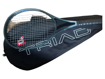 Nassau Fine Art Tennisschläger Triad Petrol mit Hülle Racket