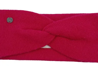 Esprit Stirnband Damen Pink Wolle Twist-Design Ohrenwärmer