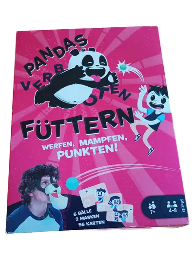 Pandas Füttern Verboten Partyspiel Mattel GRF95 Wurfspiel 4-8 Spieler ab 7+