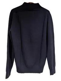 Massimo Dutti Pullover Herren Gr. 50/L Blau Baumwolle Strickpullover 2