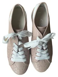 Gabor Damen Sneaker Low Rosa Leder Gr. 38 Schnürschuh Casual 2